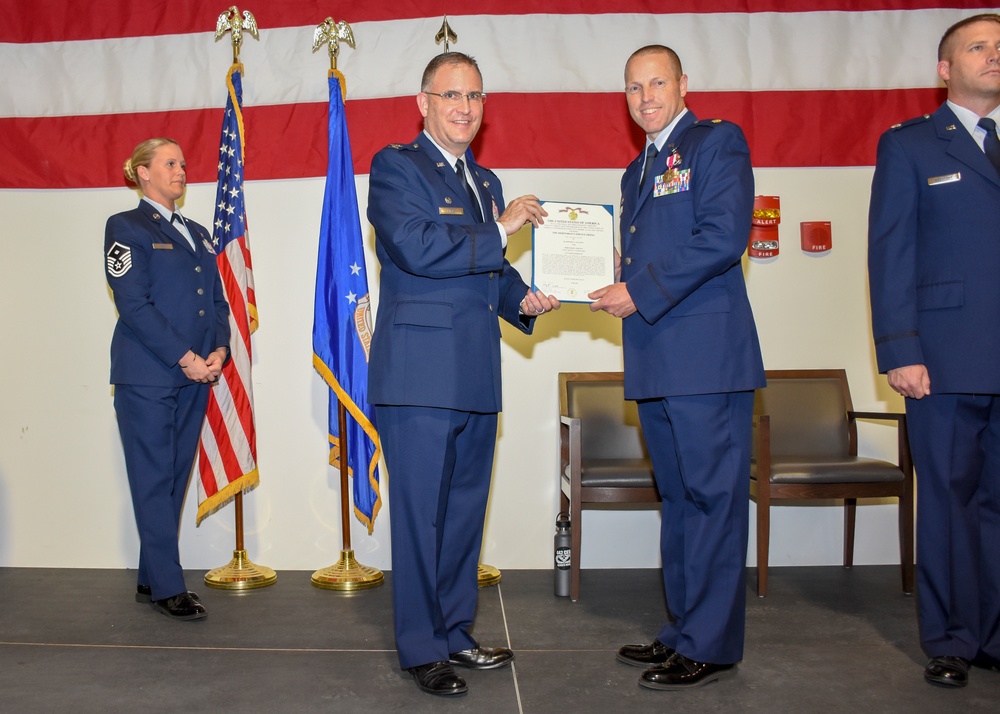 442d CES change of command