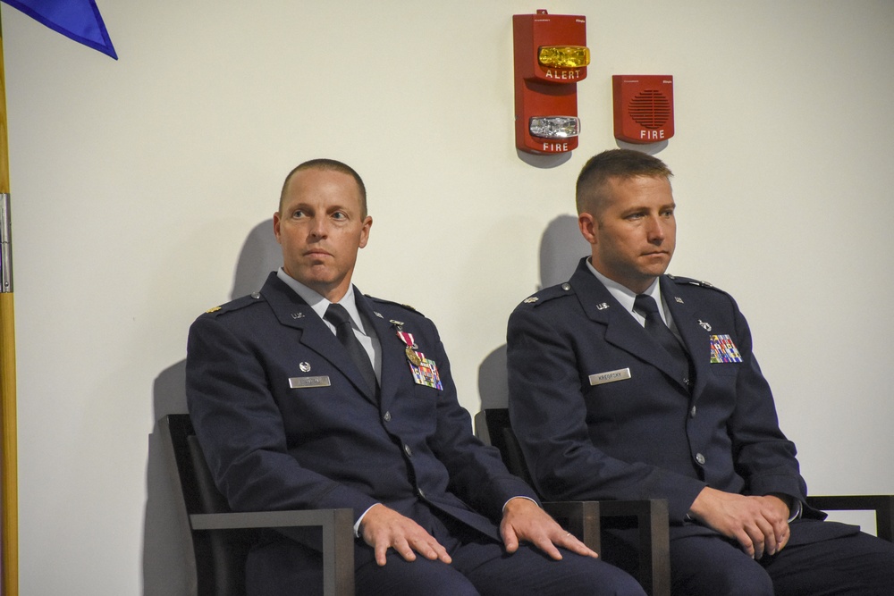 442d CES change of command