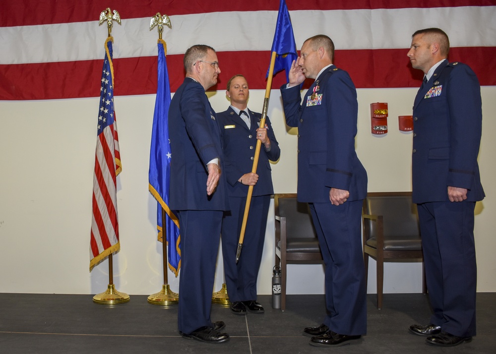 442d CES change of command