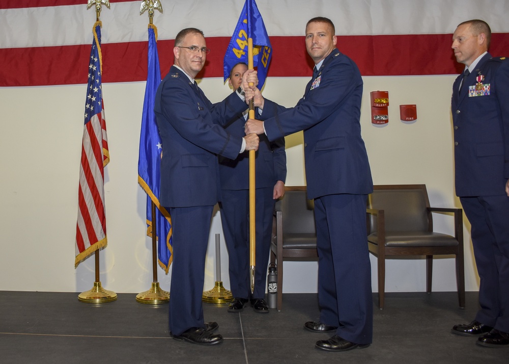 442d CES change of command