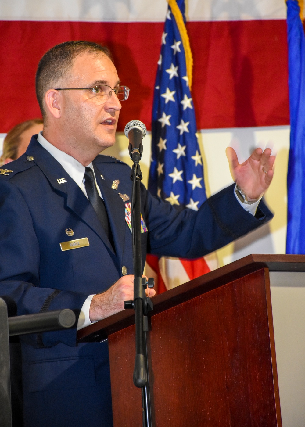 442d CES change of command