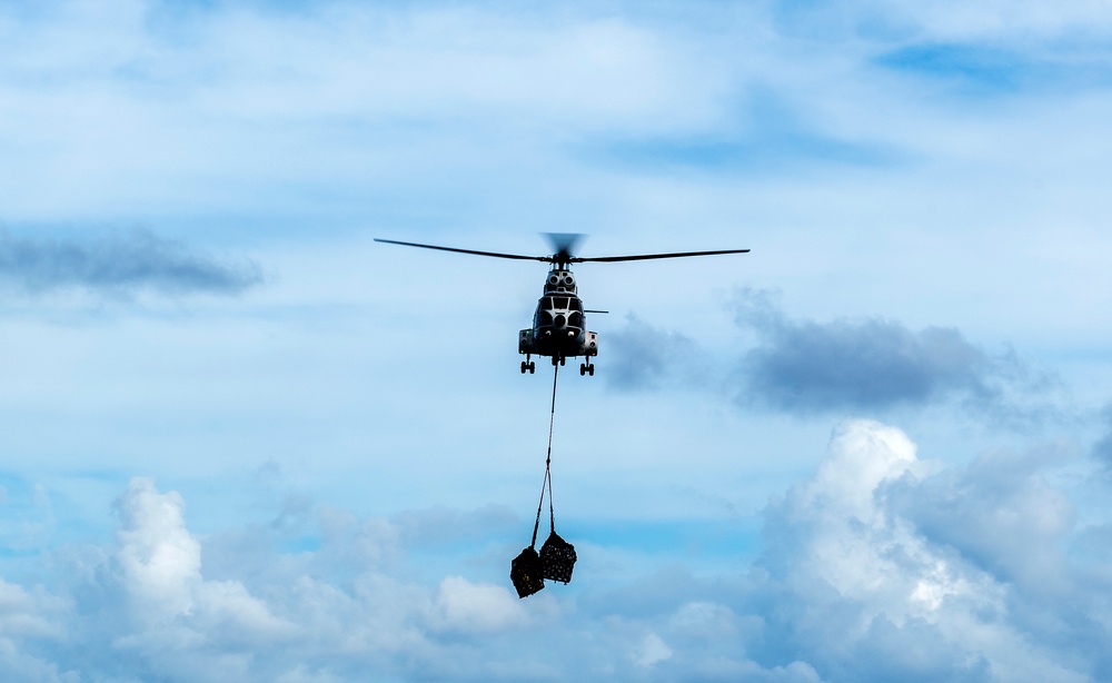 USS WASP (LHD 1) OPERATIONS AT SEA