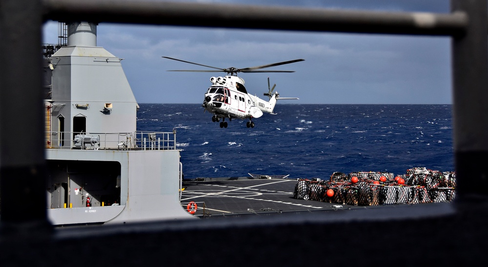 USS WASP (LHD 1) OPERATIONS AT SEA