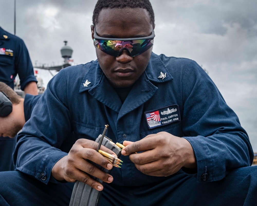 Sailors conduct RQC aboard USS Ashland