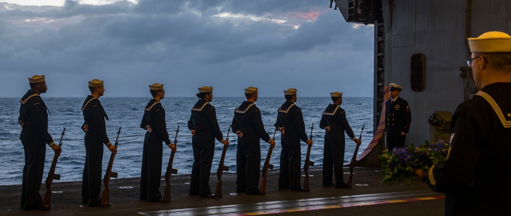 USS WASP (LHD 1) OPERATIONS AT SEA