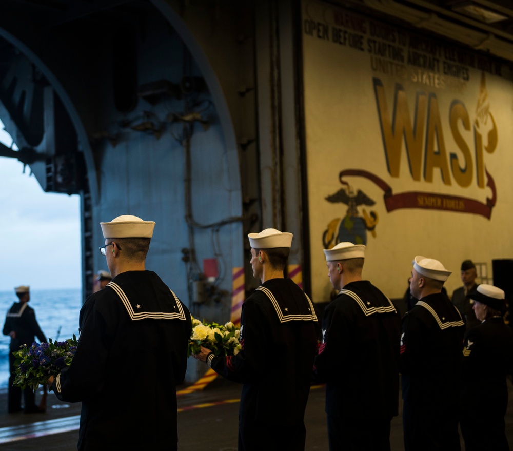 USS WASP (LHD 1) OPERATIONS AT SEA