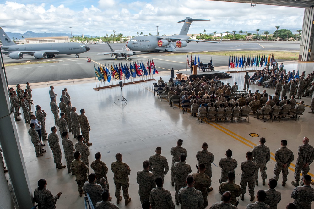 154th Wing says Aloha and Mahalo to changing commanders