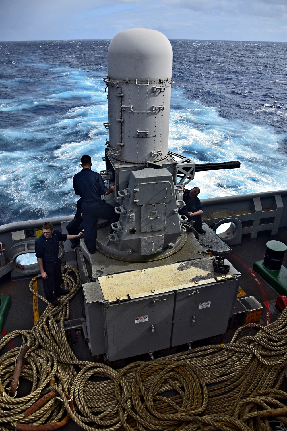 USS WASP (LHD 1) OPERATIONS AT SEA