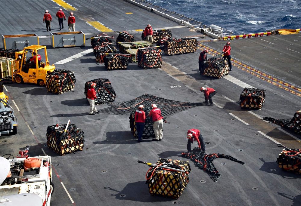 USS WASP (LHD 1) OPERATIONS AT SEA