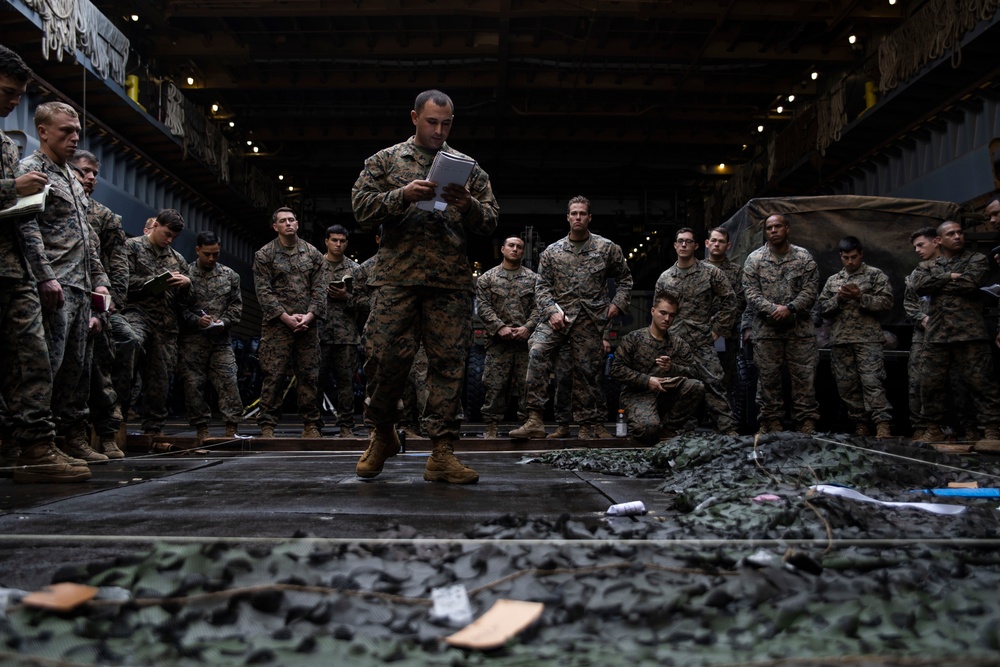 31st MEU Marines attend boat raid rehearsal of concept during Talisman Sabre 2019