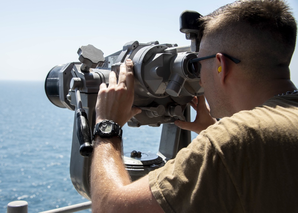 Ship Mounted Binocular Maintenance