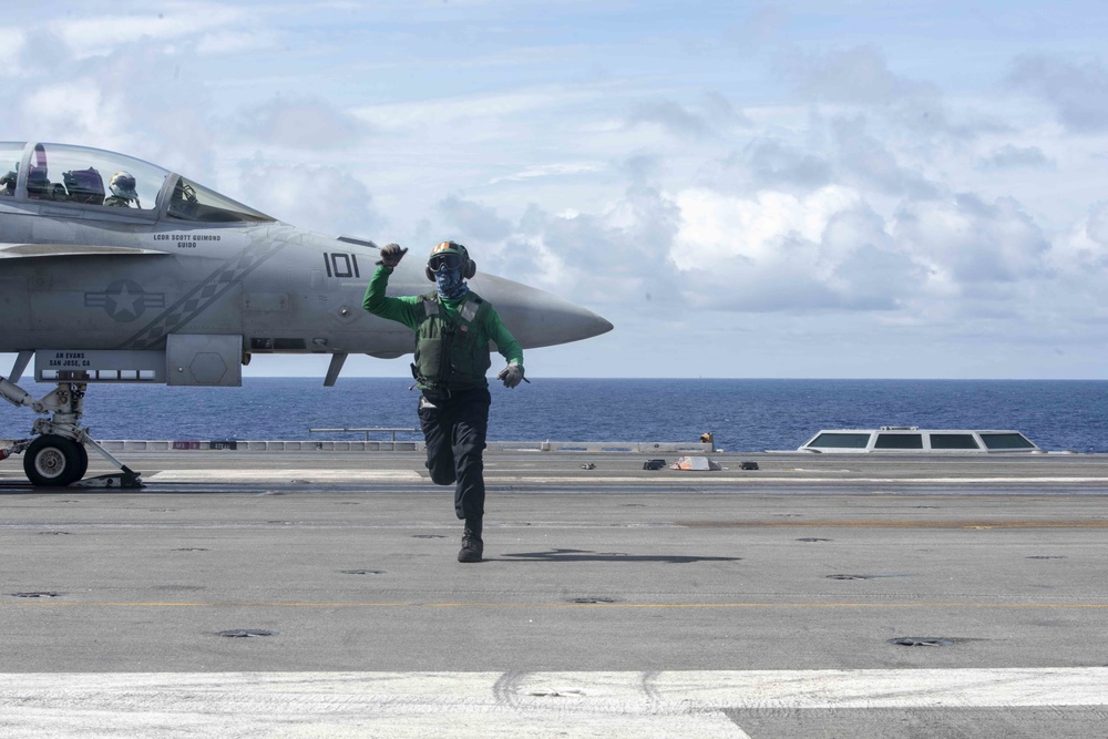 USS Ronald Reagan Conducts Flight Operations