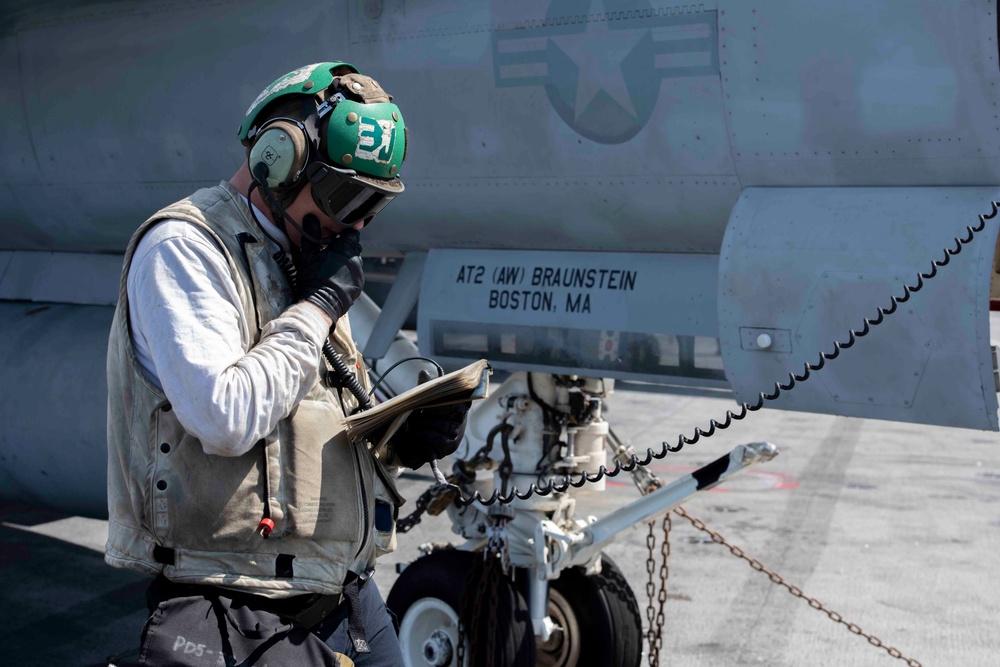 USS Ronald Reagan Conducts Flight Operations