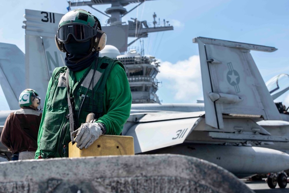 USS Ronald Reagan Conducts Flight Operations