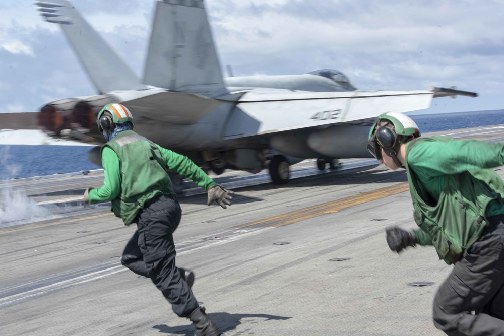 USS Ronald Reagan Conducts Flight Operations