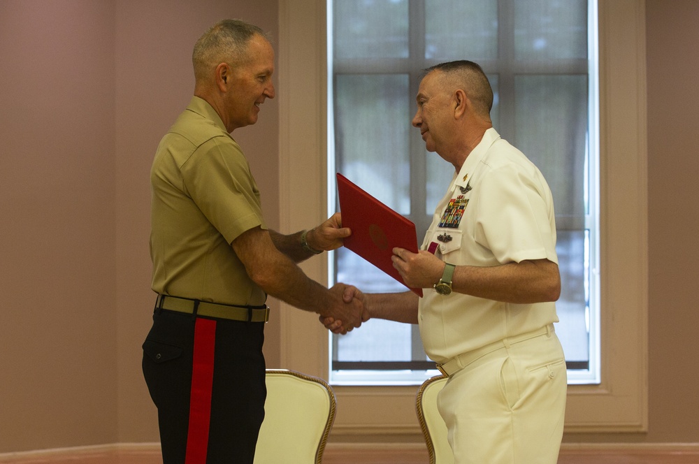 Master Chief Frank E. Johnson Retirement Ceremony