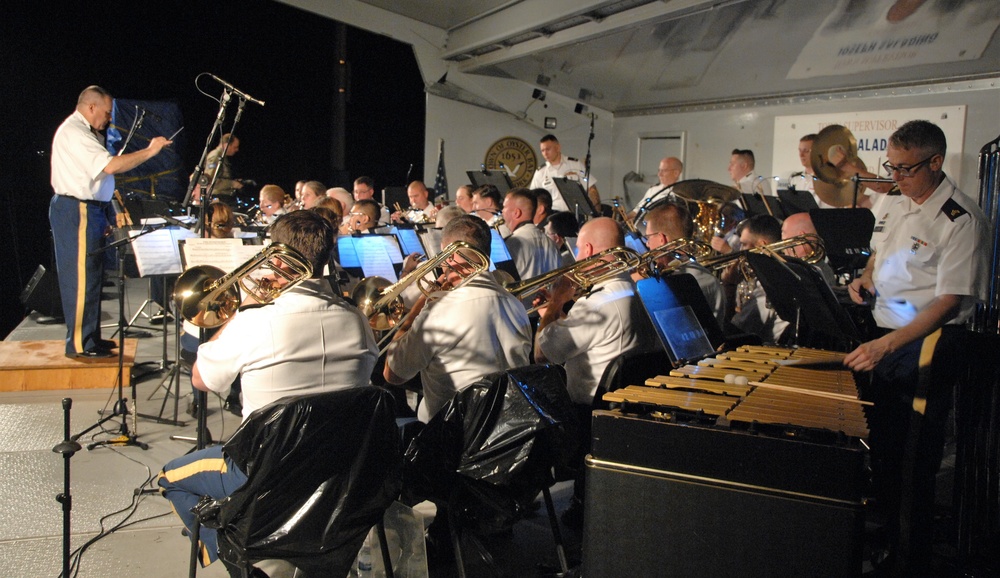 New York National Guard Band Soldiers perform on Long Island