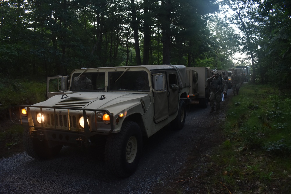 42nd Infantry Division headquarters Soldiers conduct tactical training at AT