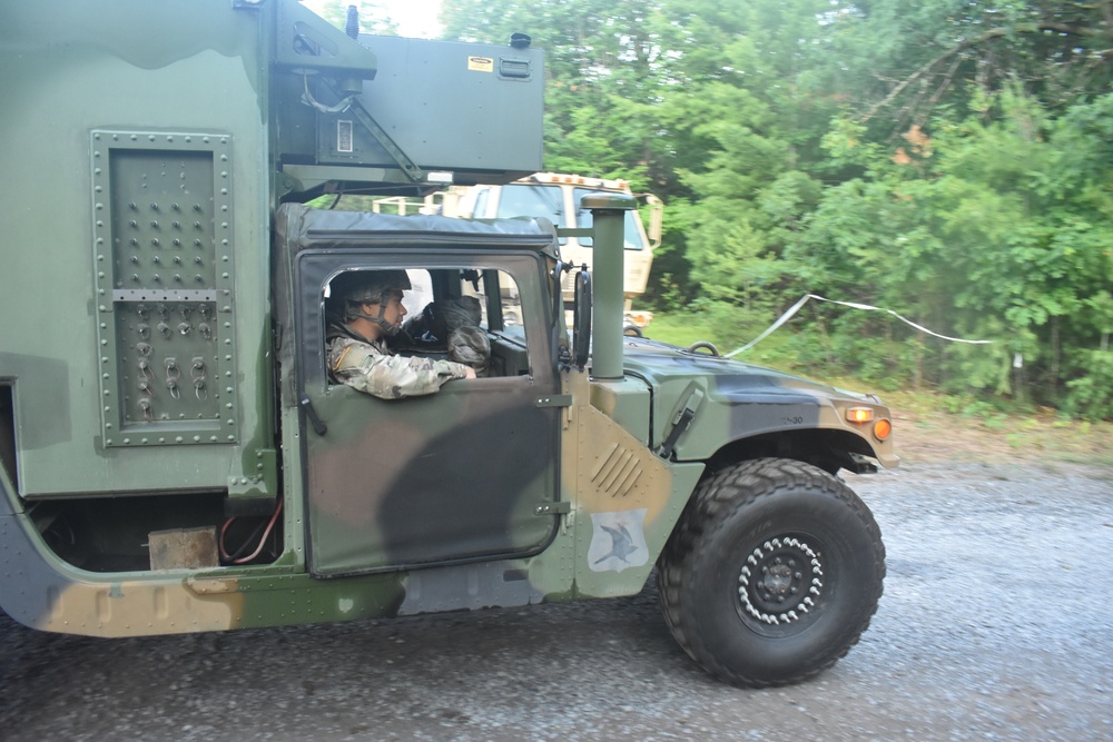 42nd Infantry Division headquarters Soldiers conduct tactical training at AT