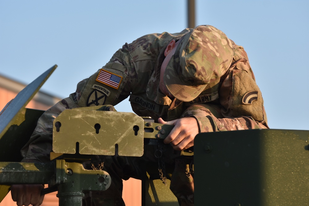 42nd Infantry Division headquarters Soldiers conduct tactical training at AT