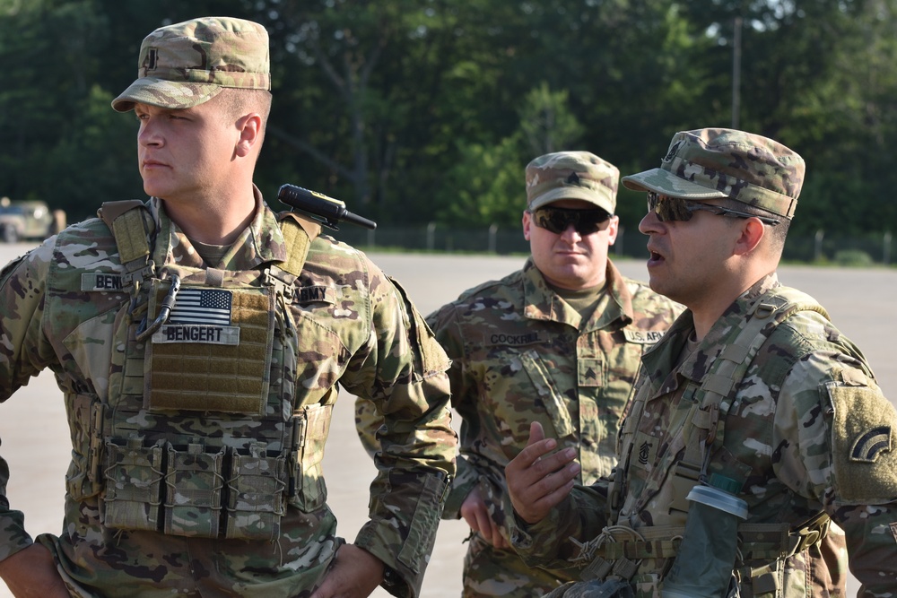 42nd Infantry Division headquarters Soldiers conduct tactical training at AT