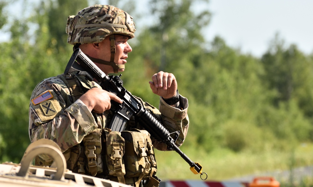 42nd Infantry Division headquarters Soldiers conduct tactical training at AT