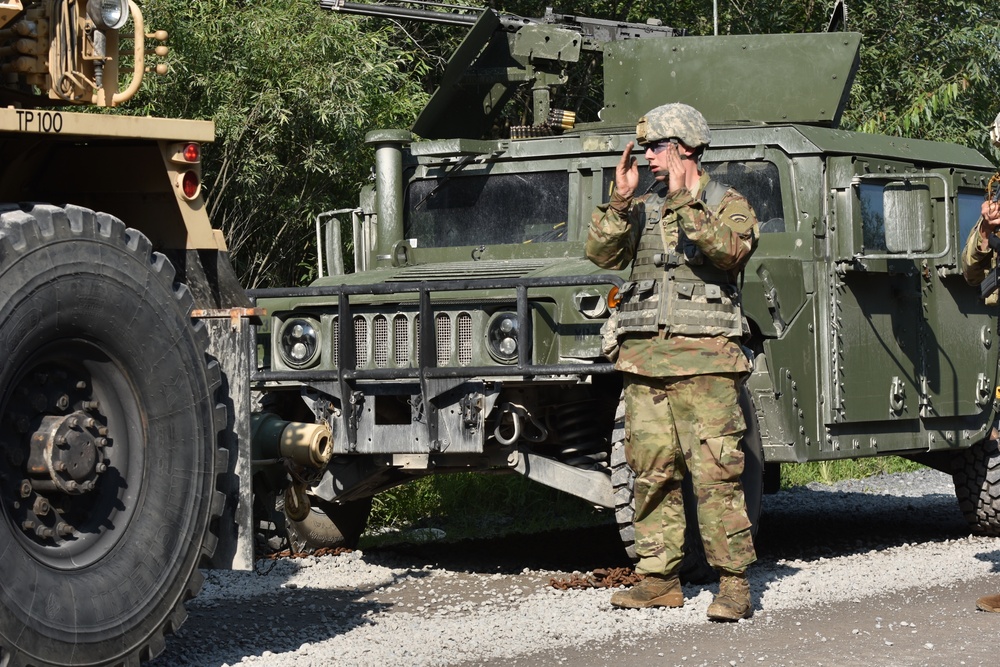 42nd Infantry Division headquarters Soldiers conduct tactical training at AT