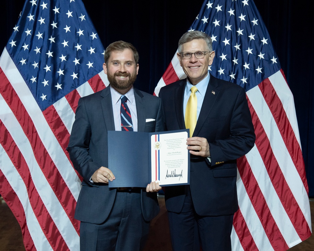 Dr. Adam D. Dunkelberger Awarded  Presidential Early Career Award for Scientists and Engineers