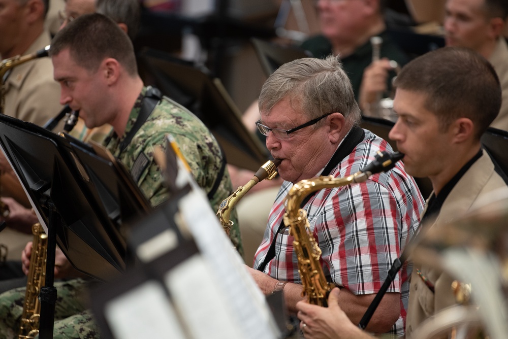U.S. Navy Band 2019 Alumni Rehearsal