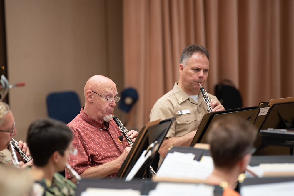 U.S. Navy Band 2019 Alumni Rehearsal