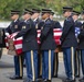 Military Funeral Honors with Funeral Escort Are Conducted for U.S. Army Master Sgt. Carl Lindquist