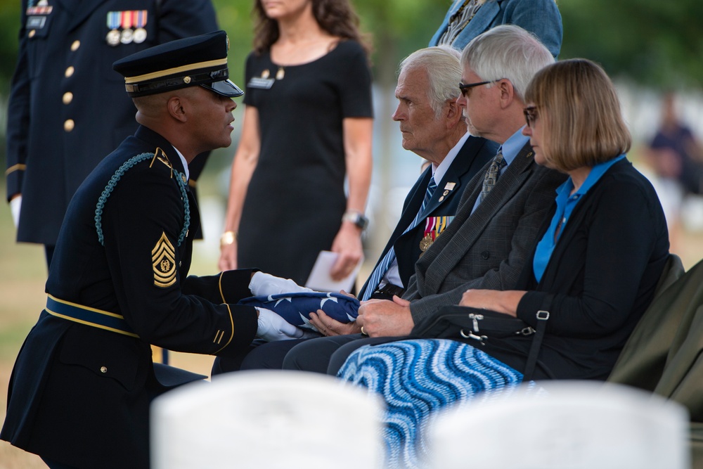 Military Funeral Honors with Funeral Escort Are Conducted for U.S. Army Master Sgt. Carl Lindquist