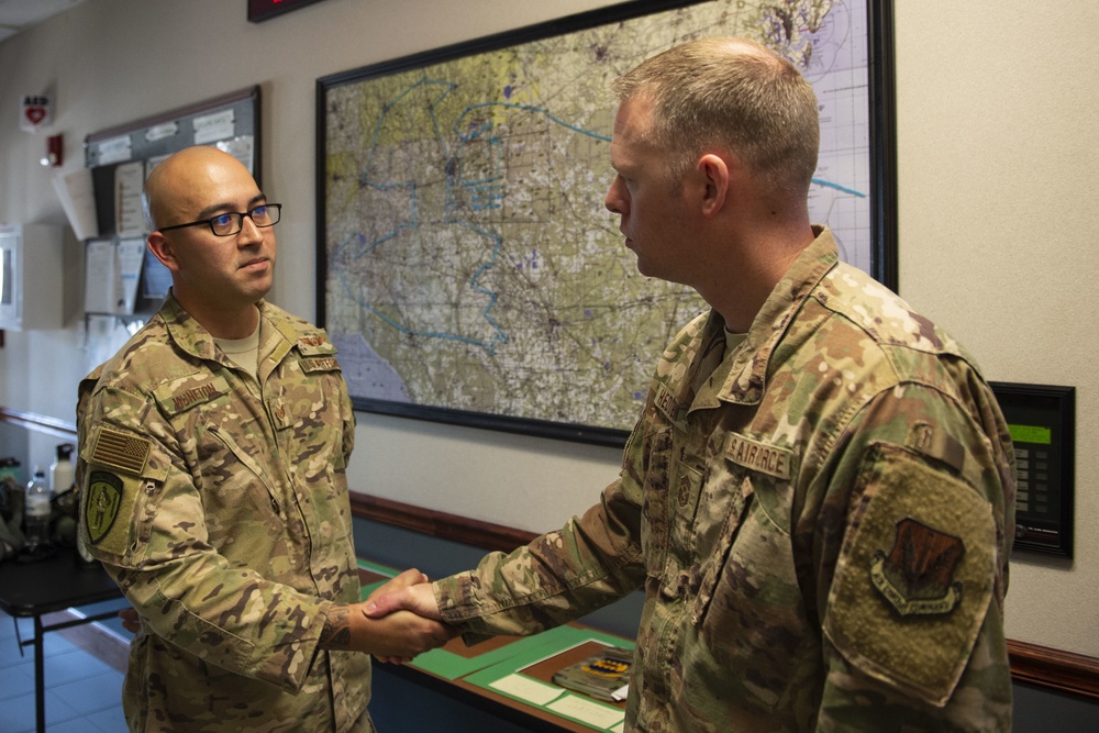 CMSgt. Hedden visits Moody