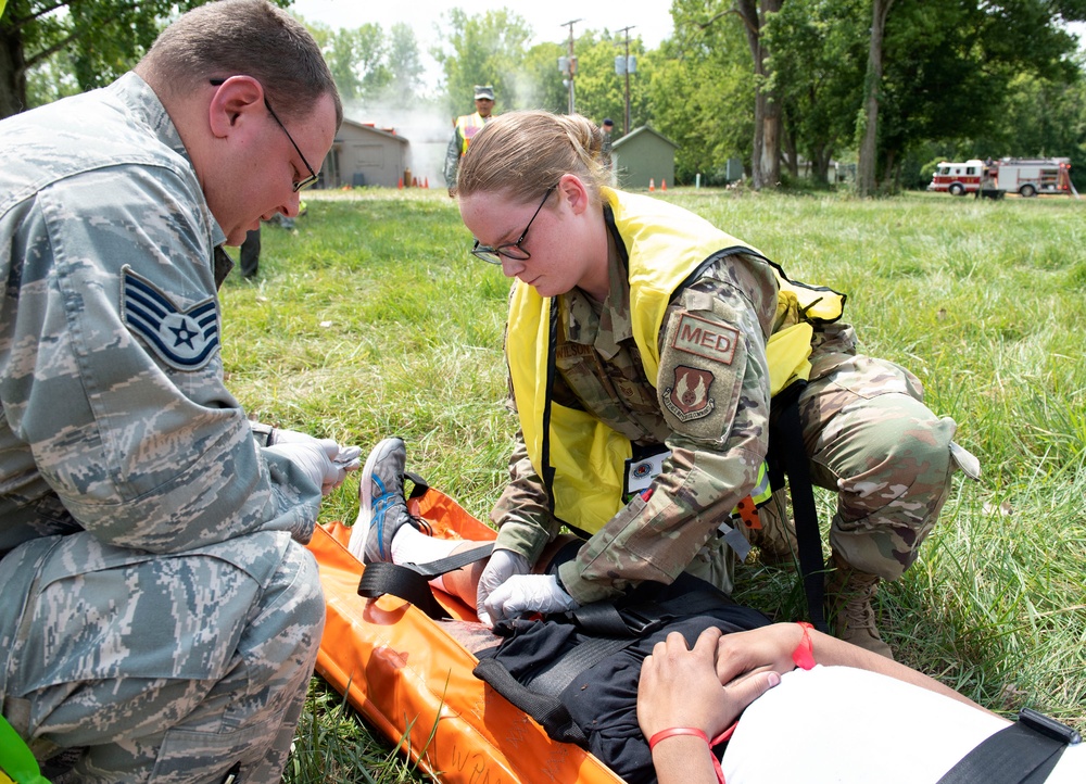 Wright-Patt trains personnel in emergency response