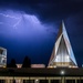 U.S. Air Force Academy Cadet Chapel Lightning Scenic