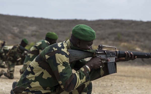 SPMAGTF-CR-AF 19.2 conducts training with Senegalese soldiers