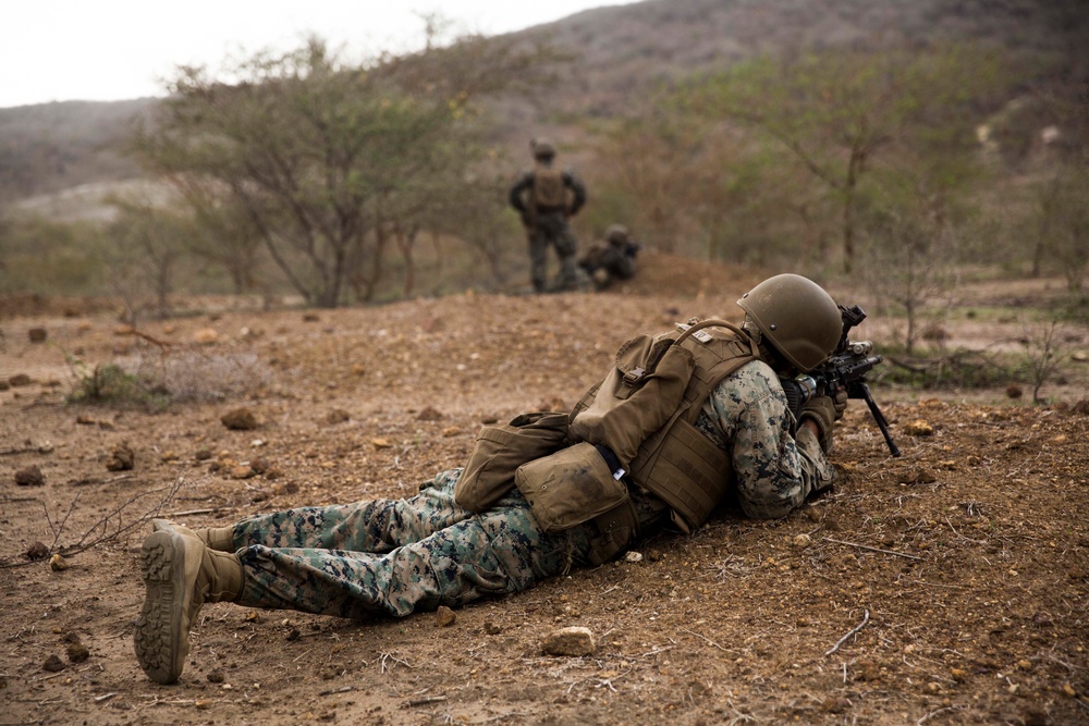 SPMAGTF-CR-AF 19.2 conducts training with Senegalese soldiers
