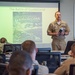 Officer Candidate School (OCS) class 15-19 here at Officer Training Command, Newport, Rhode Island, (OTCN) conduct student-led presentations about U.S. Naval history on Aug. 5, 2019.