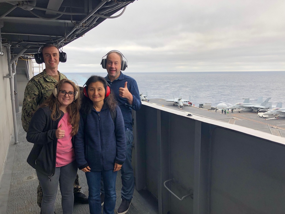 FNMOC visits USS THEODORE ROOSEVELT JULY 2019