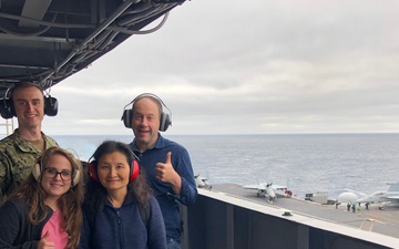 FNMOC visits USS THEODORE ROOSEVELT JULY 2019