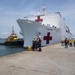 USNS Comfort arrives in Colon, Panama