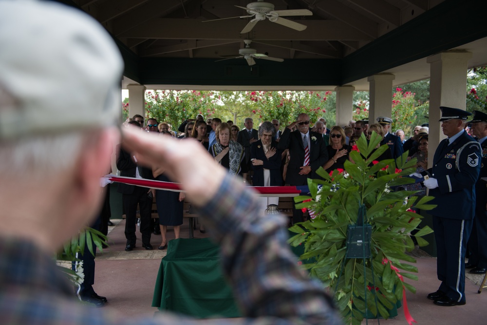 Oliver Ray Crawford; “Ollie”; Joint Base San Antonio-Fort Sam Houston; JBSA-Fort Sam Houston; American airpower legend; United States Army Air Corps; WWII; Air Force Association; AFA; Air Force Memorial Foundation; Air Force Memorial