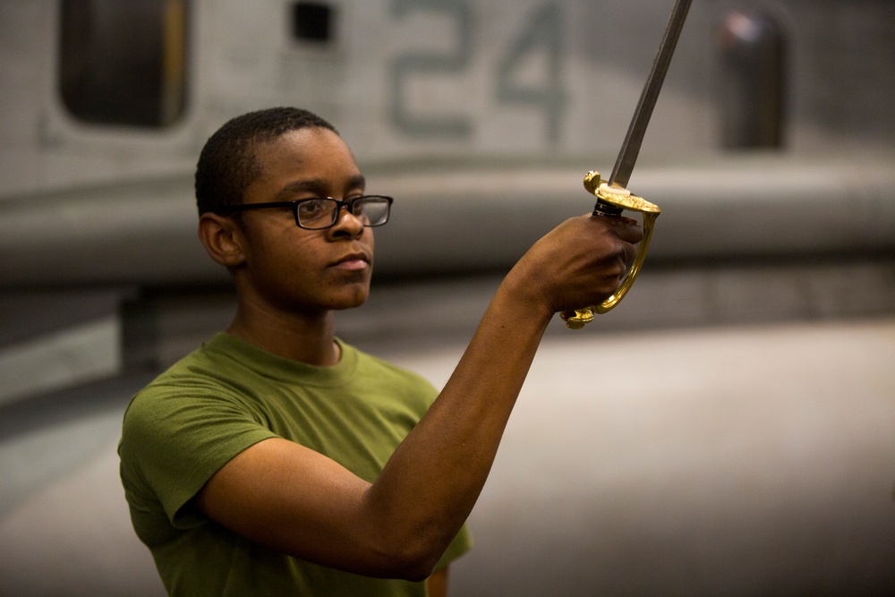 31st MEU Marines conduct Corporals Course professional military education aboard USS Wasp