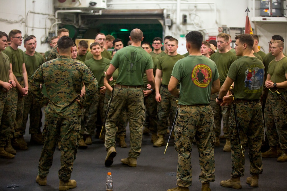 31st MEU Marines conduct Corporals Course professional military education aboard USS Wasp