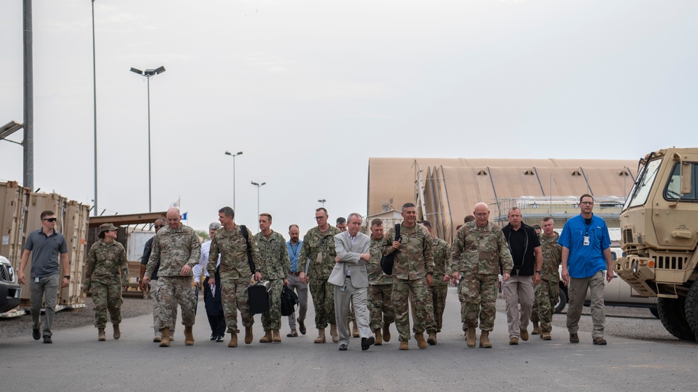 AFRICOM commander visits with CJTF-HOA