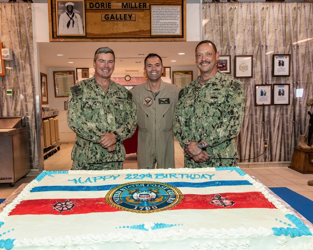 U.S. Coast Guard’s 229th birthday cake cutting