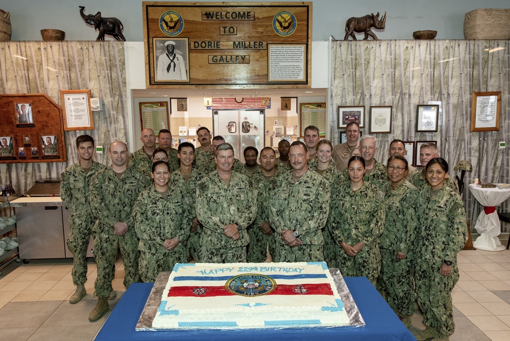 U.S. Coast Guard’s 229th birthday cake cutting
