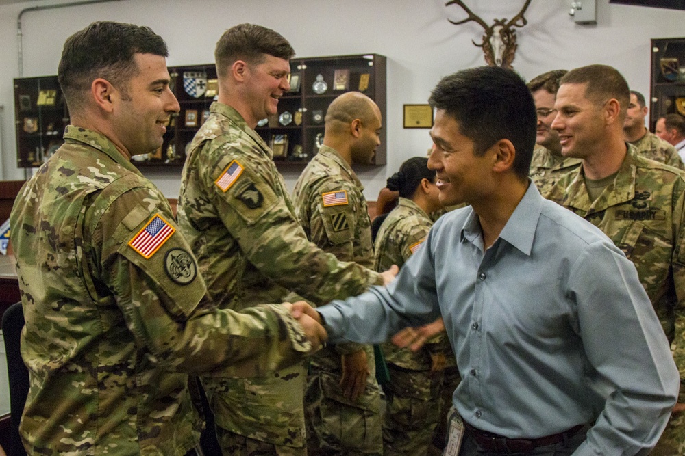 Soldiers are recognized for outstanding performance during 7th Army Training Command (ATC) Exercise Control Center