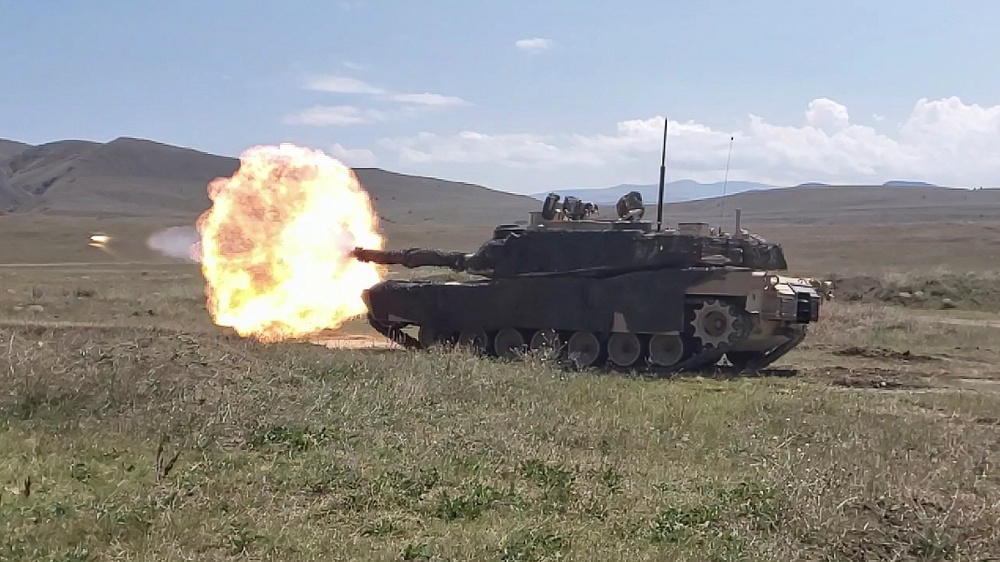 U.S. Soldiers and Marines conduct platoon live-fire