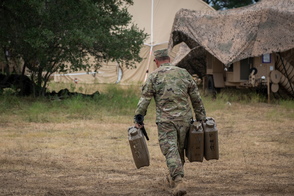 Behind the fight: life support sustains the mission